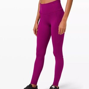 Fast and Free High Rise Tight 28" 
Brushed Nulux 6